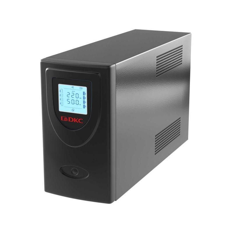 источник бесперебойного питания ибп линейно-интерактивный info lcd 2000в.а/1200вт 1/1.2xiec c13 2xschuko usb + rj45 lcd 2x9a.ч dkc infolcd2000si от BTSprom.by