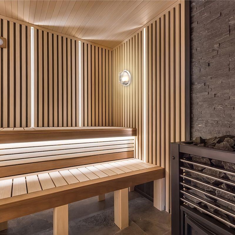  Светильник "Банник" 100Вт E27 IP54 240х115х255мм НБП круг настенно-потолочный с решеткой GAUSS 926602111 фото в каталоге от BTSprom.by