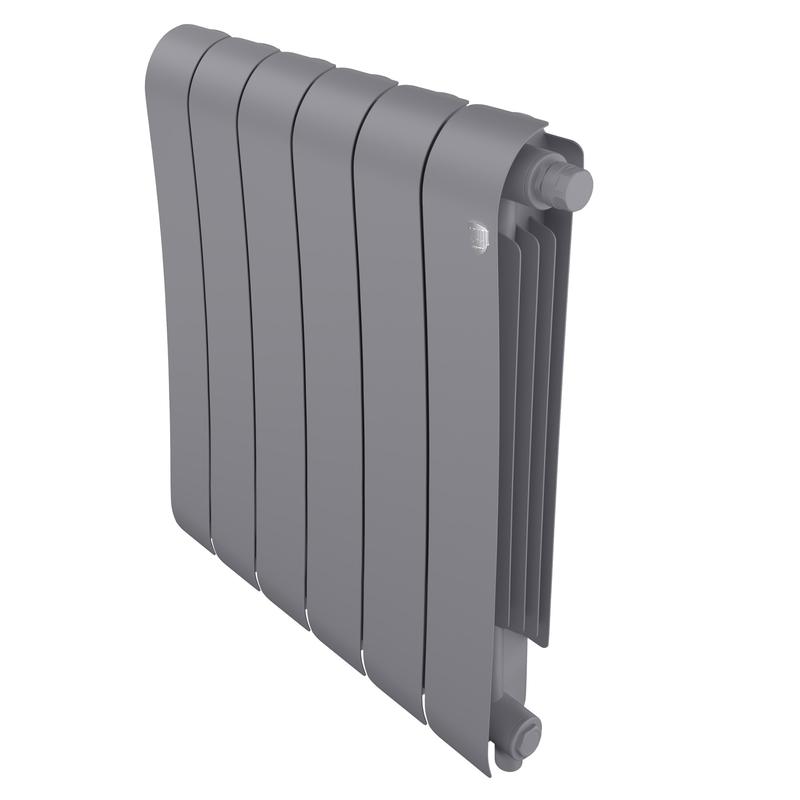 радиатор infinity 500 vr80 6 секц. биметал. silver satin royal thermo нс-1658388 от BTSprom.by