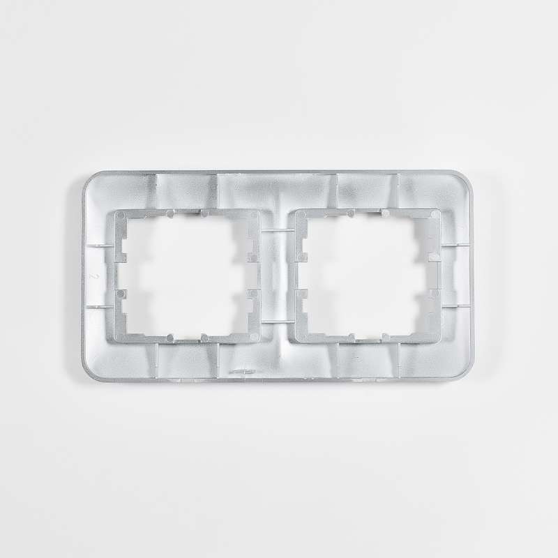  Рамка 2-м Karina Life горизонт. матов. серебр. LEZARD 708-4300-147 фото в каталоге от BTSprom.by