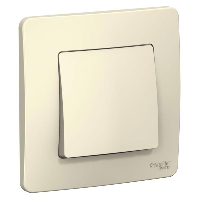 выключатель 1-кл. сп blanca 6а ip20 (сх. 1) 250в молочн. se blnvs006102 от BTSprom.by