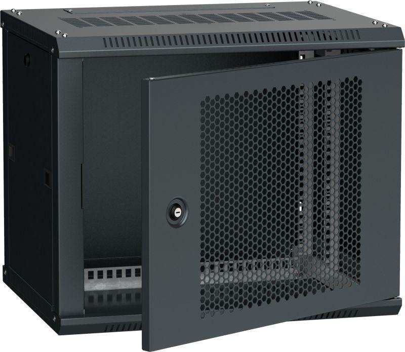 шкаф linea w 6u 600х450мм перфорир. дверь ral9005 itk lwr5-06u64-pf от BTSprom.by