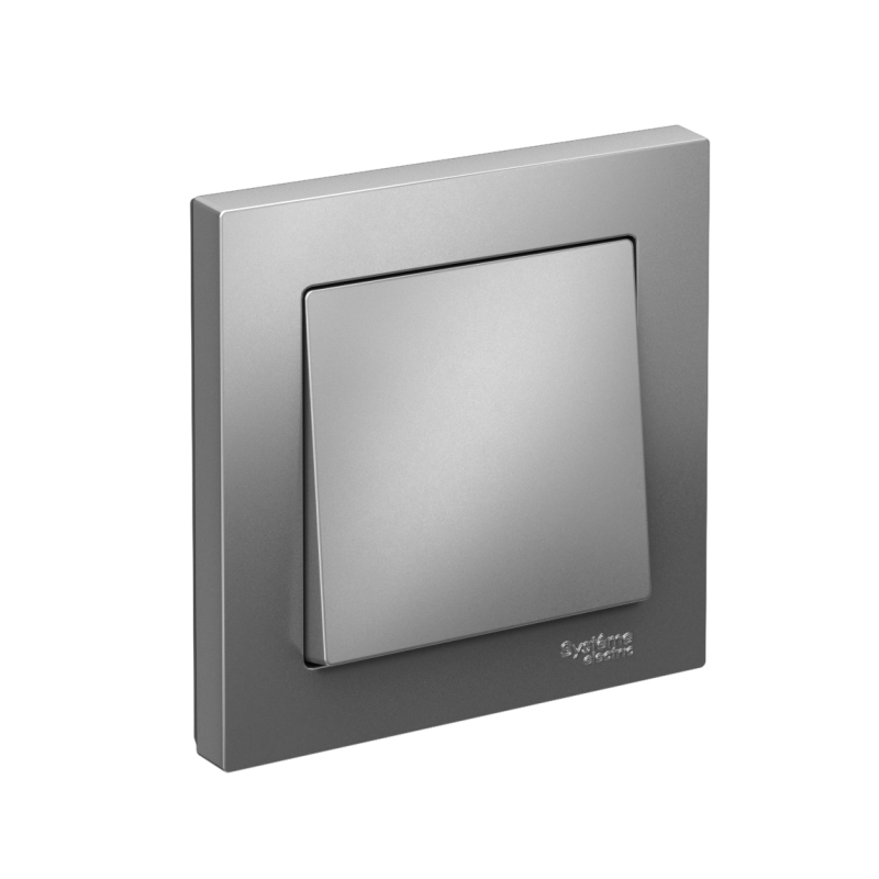 выключатель 1-кл. сп atlasdesign 10а ip20 (сх. 1) 10ax в сборе сталь se atn000912 от BTSprom.by