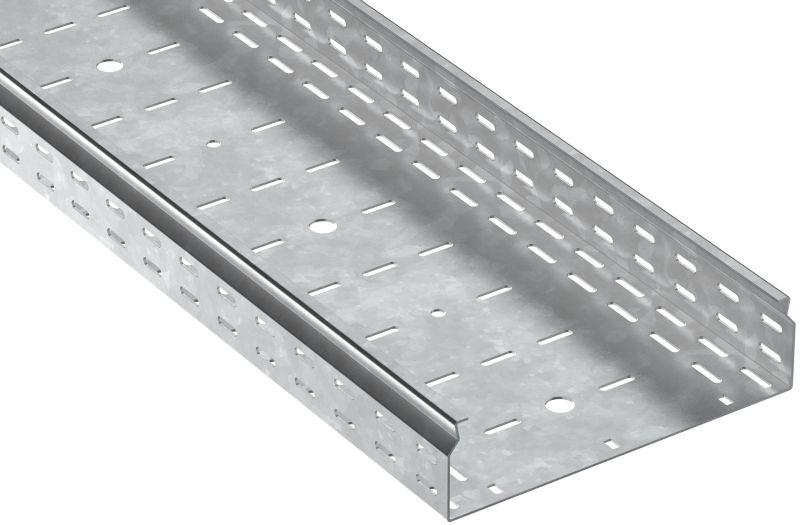 Лоток листовой перфорир. 80х300 L2500 сталь 1.5мм HDZ ESCA 7 IEK CLP10-080-300-150-D25-HDZ от BTSprom.by