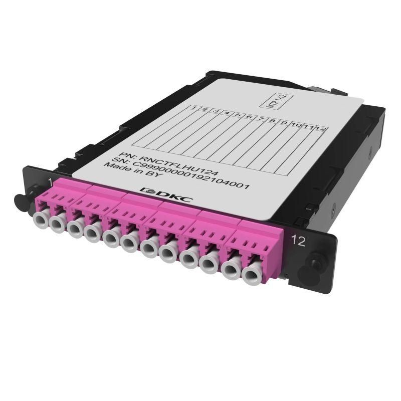 кассета претерминированная 12ов 50/125 om4 1xmtp(12)f/6xlc duplex 1/2 hu dkc rnctflhu124 от BTSprom.by
