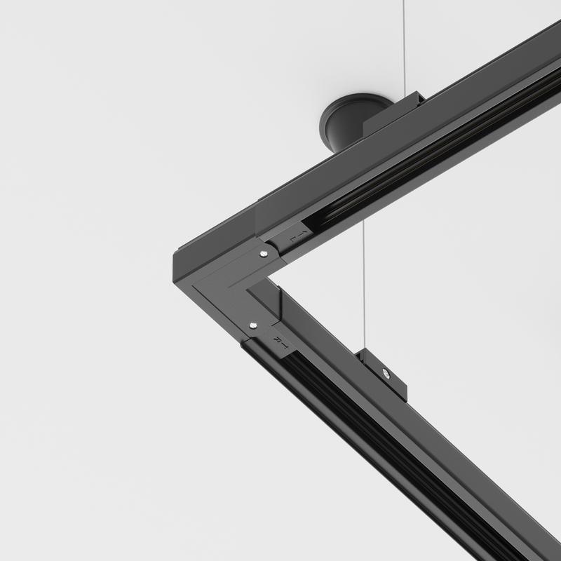  Коннектор угловой внешн. Trinity черн. Voltega TRA-VGL005CL-31B-L фото в каталоге от BTSprom.by