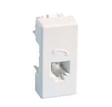 розетка телефонная simon 27 rj12 6 контакт. узкий модуль механизм сл. кость simon 27481-31 от BTSprom.by