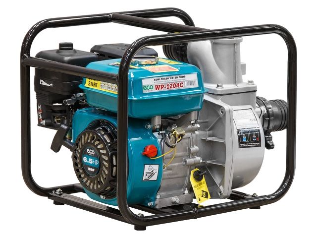 мотопомпа бензиновая eco wp-1204c (для слабозагрязненной воды, 4,9 квт, 1200 л/мин, 3") wp-1204c от BTSprom.by