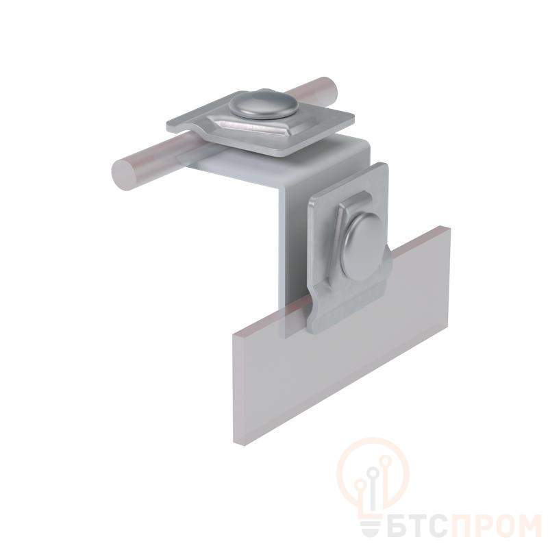 Держатель фальцевый FD-H50-D5-10 INOX304 H=50мм для прутка d5-10мм нерж. сталь КМ MA0223 фото в каталоге от BTSprom.by  Держатель фальцевый FD-H50-D5-10 INOX304 H=50мм для прутка d5-10мм нерж. сталь КМ MA0223 фото в каталоге от BTSprom.by