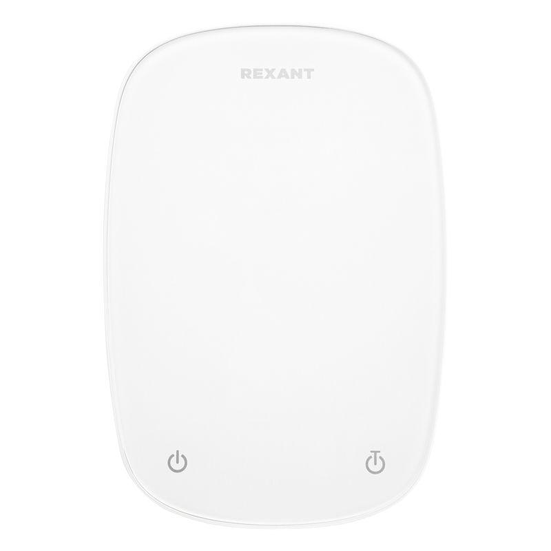  Весы кухонные электронные бел. овальные cтекло до 5кг Rexant 72-1006 фото в каталоге от BTSprom.by