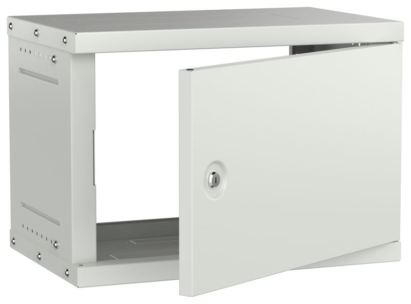 шкаф настенный 6u 550х350мм дверь метал. сер. generica lwe3-06u53-mf-g от BTSprom.by