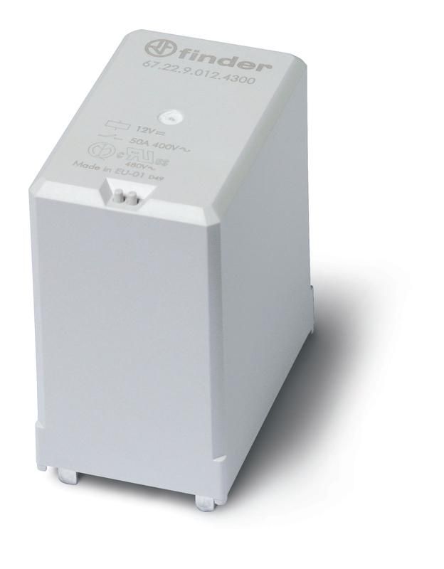 реле силовое электромеханич. монтаж на печатную плату 2no 50а agni (зазор >/=5.2мм) 24в dc rtii опции: нет finder 672290241500 от BTSprom.by