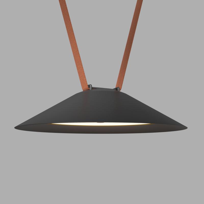 светильник для трека-ремня belty flow со светодиодом d300хh71мм 48в dc 20вт ra90 120град. 3000к ip20 черн. алюм. denkirs dk5565-bk от BTSprom.by