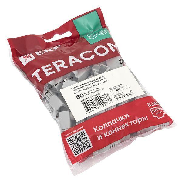  Колпачок изолирующий TERACOM для коннекторов RJ-45 PVC серый (уп.50шт) EKF TRC-BT-RJ45-PVC-50 фото в каталоге от BTSprom.by