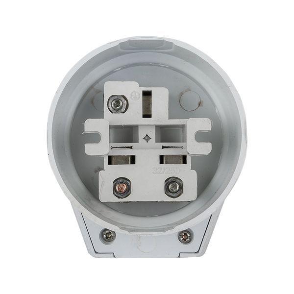  Разъем 1-м ОП РШ-ВШ 32А IP20 250В 2P+PE пластик. бел. PROxima EKF AS-250-O-01 фото в каталоге от BTSprom.by