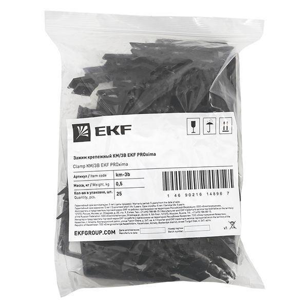  Зажим крепежный КМ/3В EKF km-3b фото в каталоге от BTSprom.by