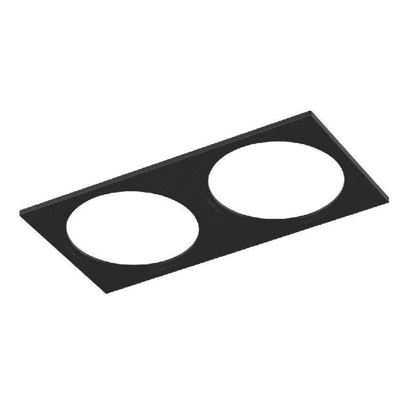 рамка двойная для серии combo 4 квадратная черн. swg pro 00-00004191 от BTSprom.by