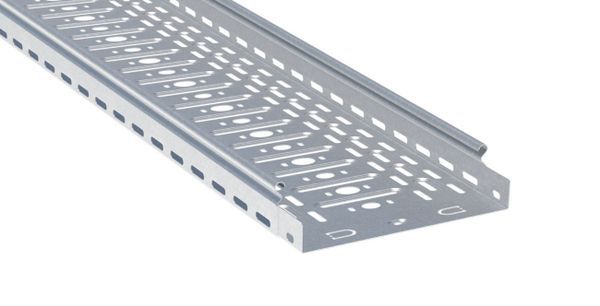 Лоток листовой перфорир. 100х35 L3000 сталь 0.55мм EKF L3510001-0.55 от BTSprom.by