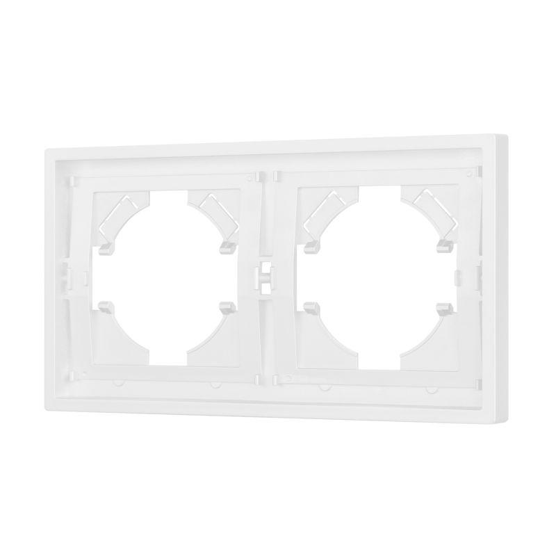 рамка 2-м frm-tendo-pl-2-wh пластик. бел. arlight 053839 от BTSprom.by