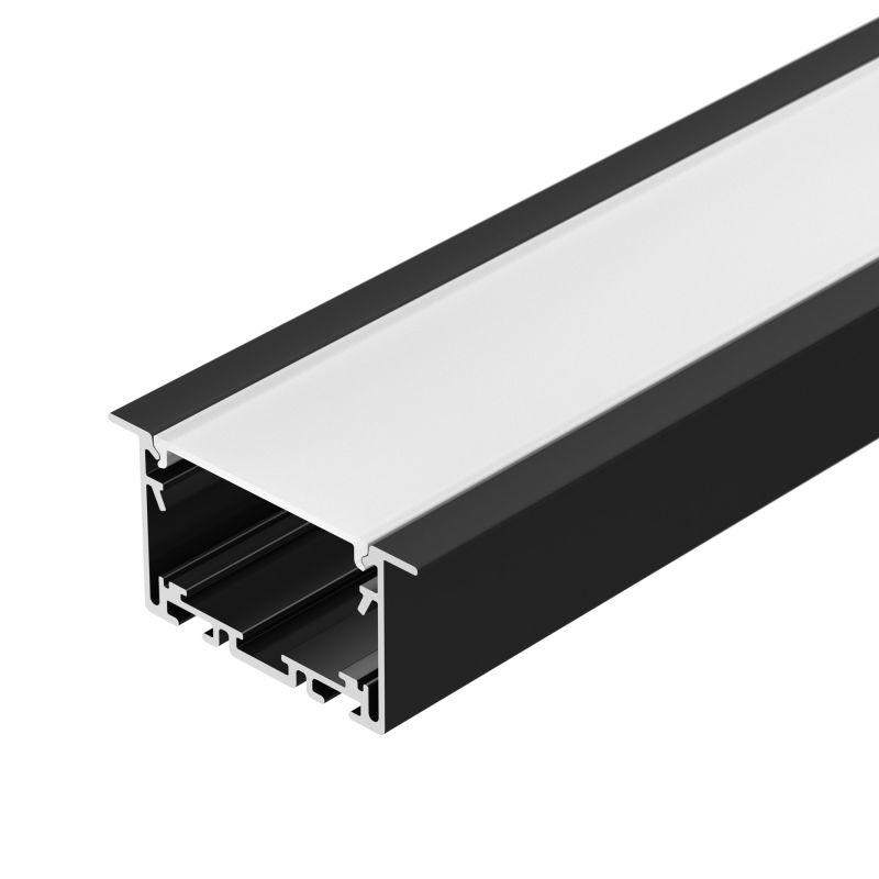 профиль s2-linia69-f-2500 seamless black алюм. arlight 033534 от BTSprom.by