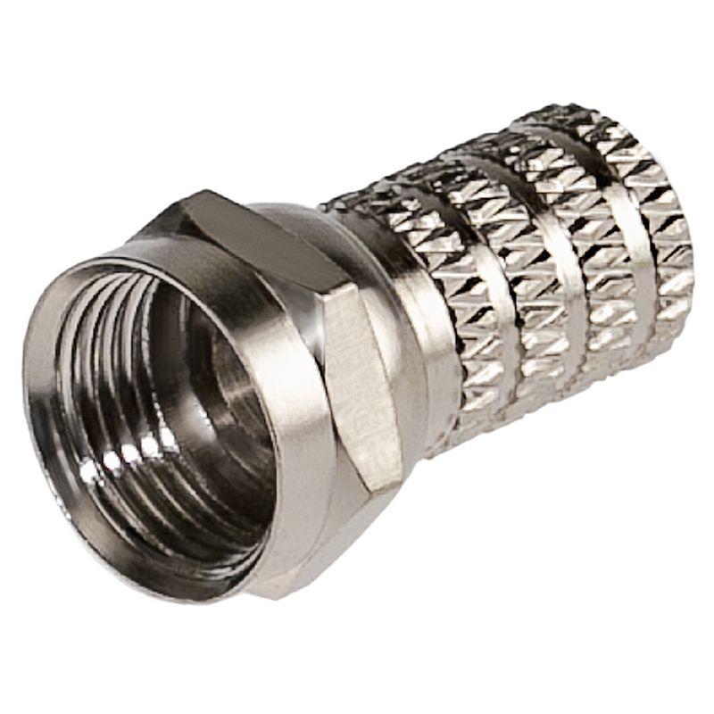  Набор разъемов антенных ТВ №4 (1 угловой переходник гнездо F - гнездо TV; 1 F-разъем RG-6) Rexant 06-0036-A фото в каталоге от BTSprom.by