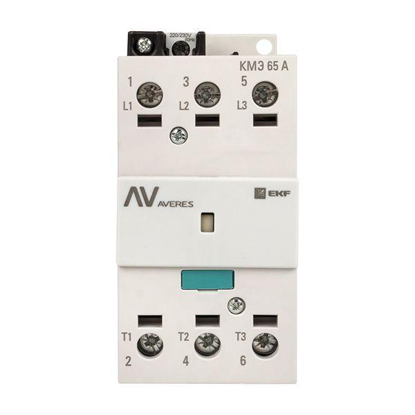  Контактор КМЭ 65А кат. 400В AC AVERES EKF ctr-s-70-00-400-av фото в каталоге от BTSprom.by