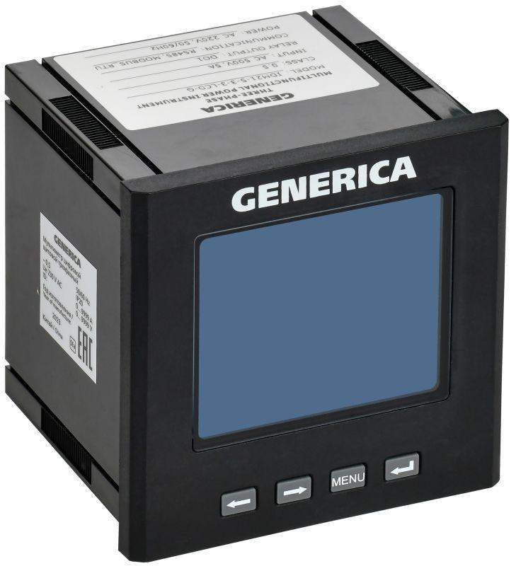 мультиметр цифровой щитовой 3ф do rs-485 96х96 lcd generica idm21-5-3-3-lcd-g от BTSprom.by