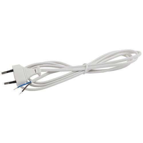 шнур для бра 1.8м шввп 2х0.5 бел. ux-шввп-1.8m-w эра б0044069 от BTSprom.by