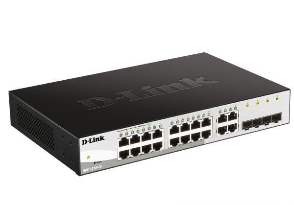 коммутатор настраиваемый dgs-1210-20/f2a websmart (16 портов 10/100/1000base-t и 4 комбо-порта 100/1000base-t/sfp) d-link 1866959 от BTSprom.by