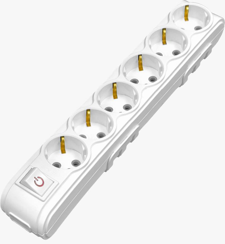 колодка 6-м с защитой от детей motto с/з и выкл. arvia 35 01 1006 500 от BTSprom.by