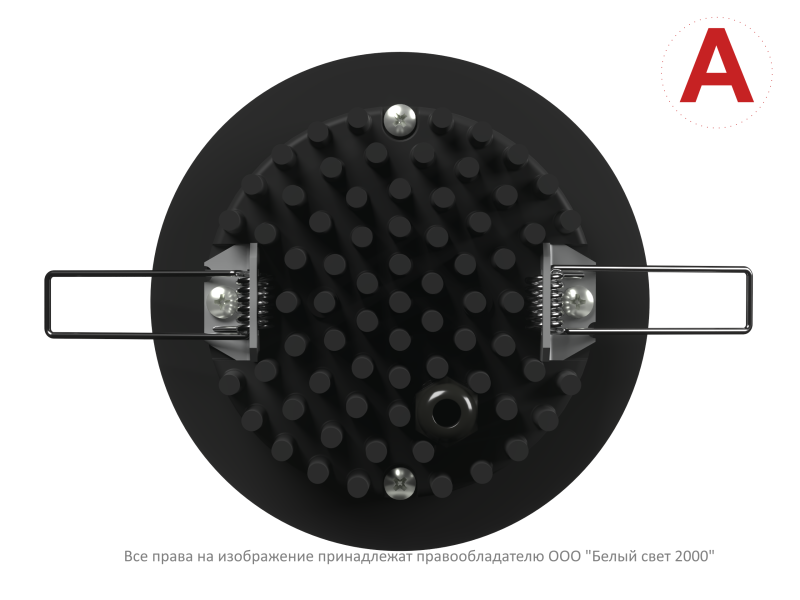  Светильник аварийный BS-ARUNA-53-L3-INEXI3 IP40 Black Белый Свет a31881 фото в каталоге от BTSprom.by