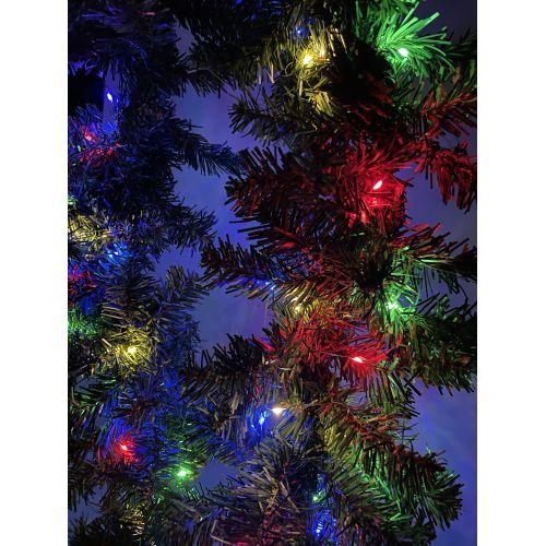  Гирлянда светодиодная "Нить" 5м 50LED IP20 мультиколор АА ЭРА Б0047959 фото в каталоге от BTSprom.by