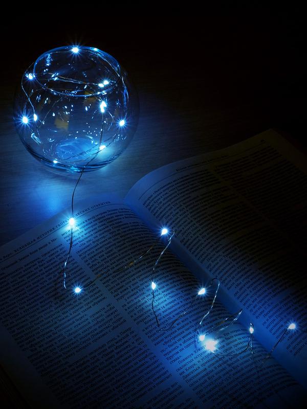  Гирлянда "Нить" LDM020B-BO 20 син. минидиодов 1.9м IP20 SHLights 4690601042095 фото в каталоге от BTSprom.by