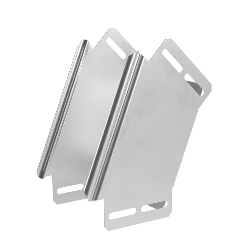 Угол вертикальный внешний 90град. 100х100 с крышкой Стандарт INOX (AISI 304) Промрукав PR16.2990 от BTSprom.by