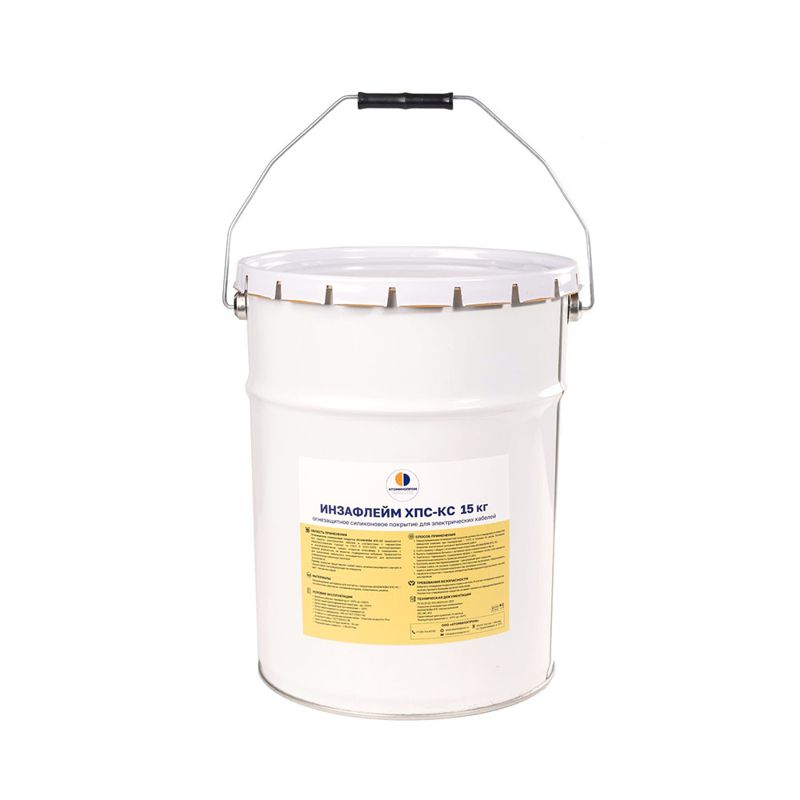 покрытие силиконовое огнезащитное инзафлейм хпс-кс 15кг промрукав pr08.26428 от BTSprom.by