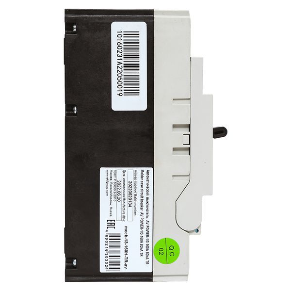  Выключатель автоматический 160А 80кА AV POWER-1/3 TR AVERES EKF mccb-13-160H-TR-av фото в каталоге от BTSprom.by