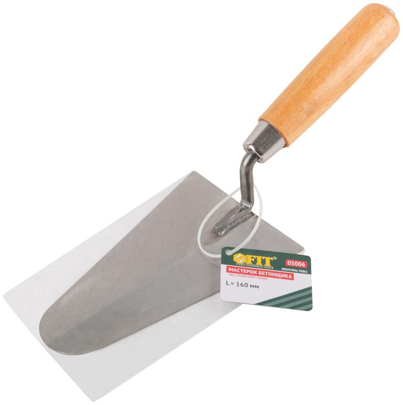  Мастерок бетонщика профи 160мм FIT 05006 фото в каталоге от BTSprom.by