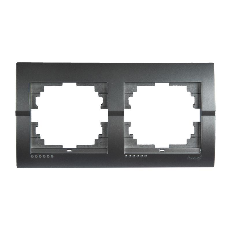 рамка 2-м deriy горизонт. серебр. метал. lezard 702-2800-147 от BTSprom.by рамка 2-м deriy горизонт. серебр. метал. lezard 702-2800-147 от BTSprom.by