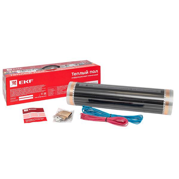 комплект "теплый пол" (пленка) 1100вт 5кв.м шир. 0.5м инфракрасный ekf ik-220-1100/0.5-5 от BTSprom.by