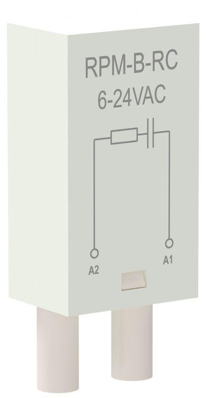 модуль защиты для реле rc-цепь 6-24в ac oni rpm-b-rc-ac6-24v от BTSprom.by