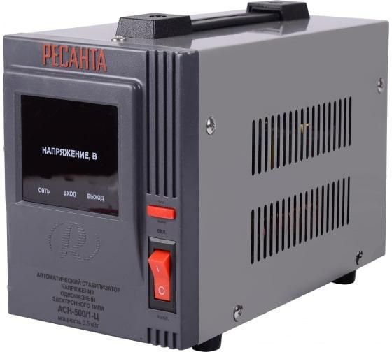 стабилизатор напряжения асн-500/1-ц 1ф 0.5квт ip20 релейный ресанта 63/6/1 от BTSprom.by