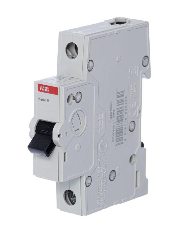 выключатель автоматический модульный 1п c 40а 4.5ка basic m bms411c40 abb 2cds641041r0404 от BTSprom.by