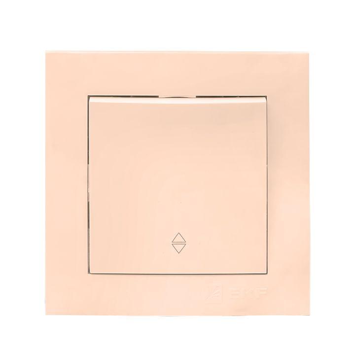 переключатель проходной 1-кл. сп валенсия 10а ip20 крем. proxima ekf ewv10-025-20 от BTSprom.by