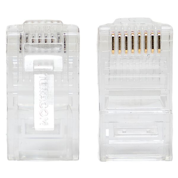  Коннектор RJ45 (8P8C) кат.5E неэкранир. TERACOM универс. (уп.10шт) EKF TRC-PLUG-5EUTP-10 фото в каталоге от BTSprom.by