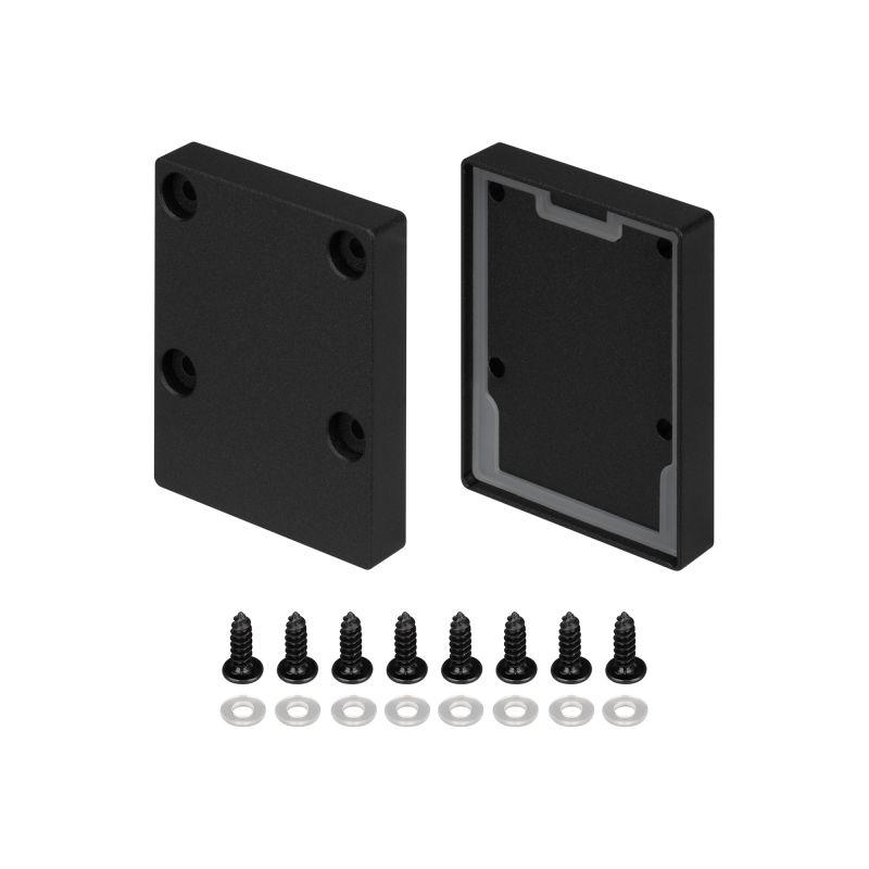 заглушка ip-line-4050 black глухая метал. черн. (комплект) arlight 055282 от BTSprom.by