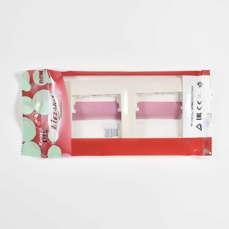  Рамка 2-м Karina Life горизонт. крем. LEZARD 708-0300-147 фото в каталоге от BTSprom.by