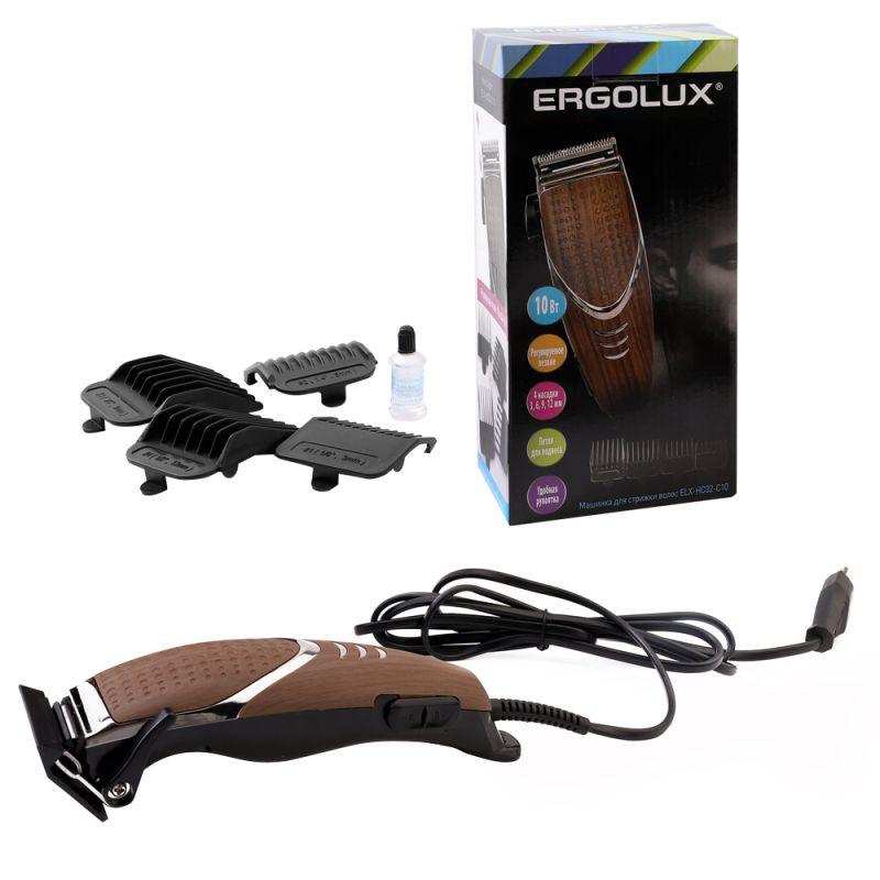  Машинка для стрижки волос ELX-HC02-C10 10Вт 220-240В корич. дерево Ergolux 13961 фото в каталоге от BTSprom.by