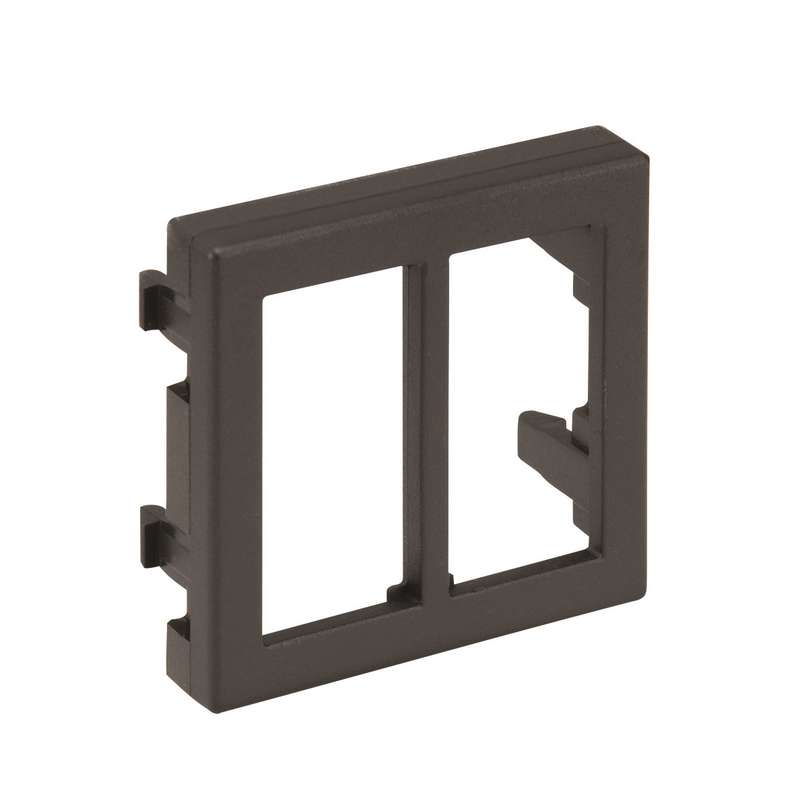 адаптер для 2 разъемов cr0001 cr0002 45х45мм графит simon connect kb18-14 от BTSprom.by