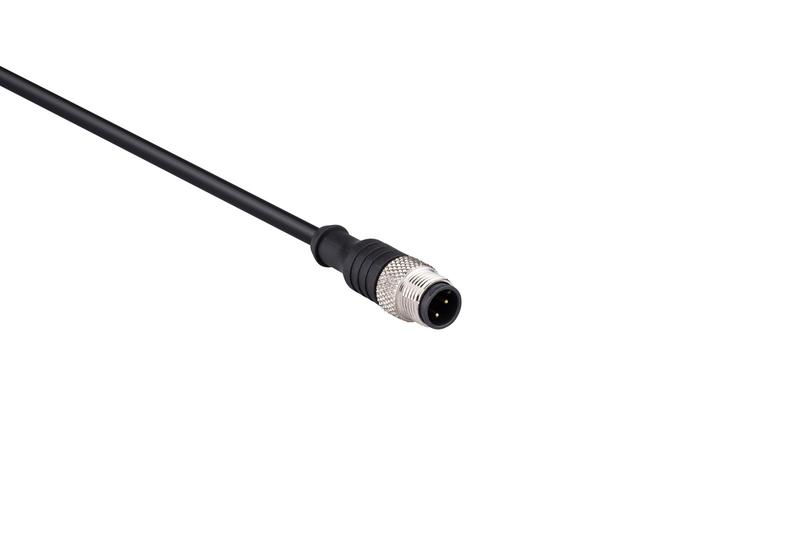 кабель соединительный 2м со штепселем m12х3 пвх ip68 emas skm12f3yxv2 от BTSprom.by