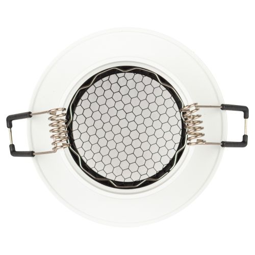  Светильник KL109 MR16 GU5.3 встраив. алюм. WH/BK бел./черн. матов. ЭРА Б0061828 фото в каталоге от BTSprom.by